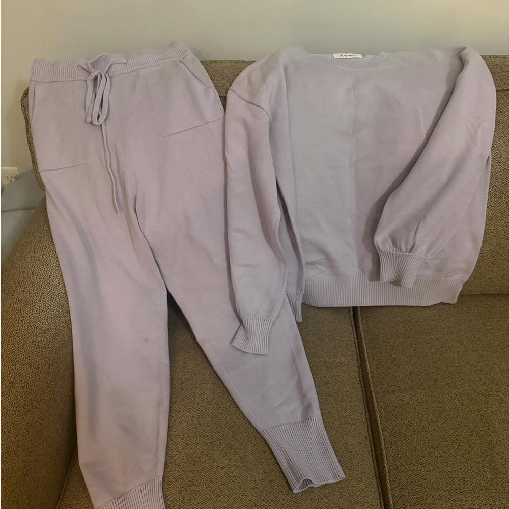 Lavender Women's Track Pants & Joggers Set